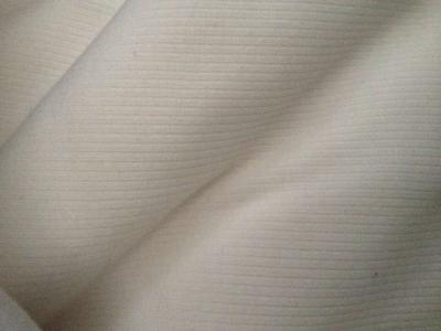 China Estiramiento blanco Upholstrey/tela el 150CM 180G/M2 del costillaje de la ropa de deportes/de la camiseta en venta