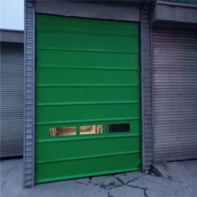 China Waterproof Rolling Shutter Prevent Dust  Folding Up Stack Fabric Stacking High quality  Roller Shutter Door for sale