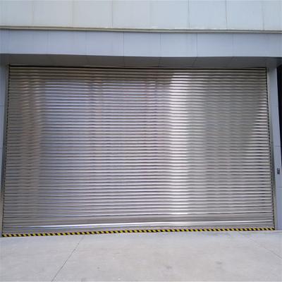 China Waterproof Best Quality Stainless Steel Remote Control  Rolling Shutter Door for supermarket for sale