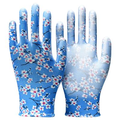 China Super Elastic Soft Static Elastic Breathable Quality Industrial Manufacturer Strong Elasticity 13 Gauge Strong String Knit Safety Work PU Finger Coating Hand Glove for sale