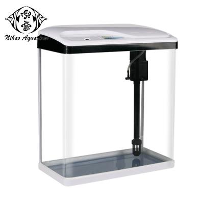 China SOBO Glass Top Filter Viable Pump Aquarium Small Fish Tank With LED Lighting for sale