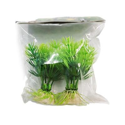 China Simulation Viable Plants Artificial Aquarium Size 10cm 4inch Nihao Plastic Decorate Plants For Fish Tank for sale