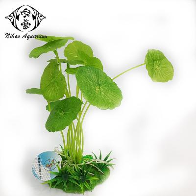 China Wholesale Viable Artificial Aquarium Water Grass Fake Water Plant Float Artificial Grass For Tank for sale