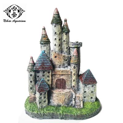 China Castle Ornaments Resin Craft Sustainable Decorative Desktop Decoration for sale