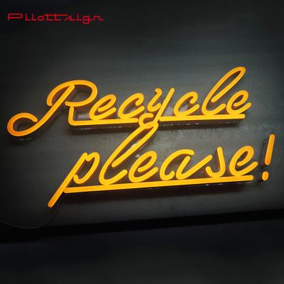 China Advertising Lamps Lead Tube Light Letters Customs Sign Outdoor Bar Acrylic Advertising Neon Lamp for sale