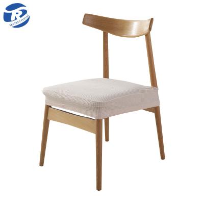 China Single Dining Waterproof Spandex With Half Chair Cover Chair Covers , Solid Spandex Chair Cover for sale