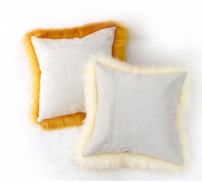 China Massage Home Deco Faux Fur Cushion Covers Luxury Faux Fur Cushion Pillow Cover Plush for sale