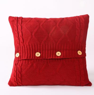 China Chunky Knit Pillow Cushion Covers Massager For Sofa for sale