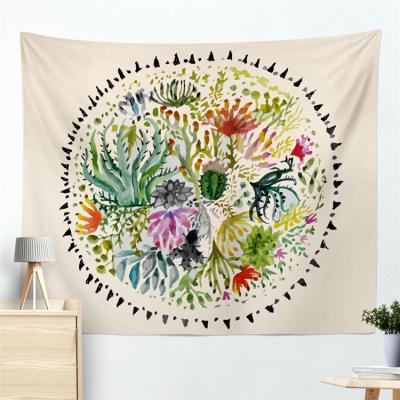 China Jacquard Cactus Tapestry Beach Tapestry,Wholesale Woven Tapestry Wall Hanging,Cheap Tapestry for sale