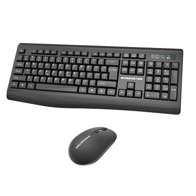 China Pro Monster KM3 Durable Desktop Computer Keyboard Mouse Kit and Notebook USB Wear-Resistant Wireless Keyboard and Mouse Set for sale