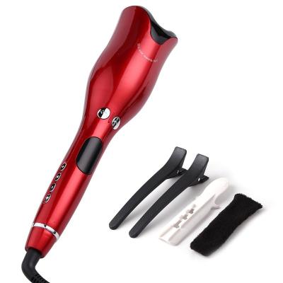 China Professional Automatic Ceramic Rotating Hair Curler Air Curl Hair Curler N Curl Ceramic Rotating Hair Curler with LCD Digital Display for sale