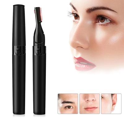 China Painless Eyebrow Epilator Mini Eyebrow Trimmer Shaver Outdoor Electric Portable Facial Hair Brows Shavers for sale