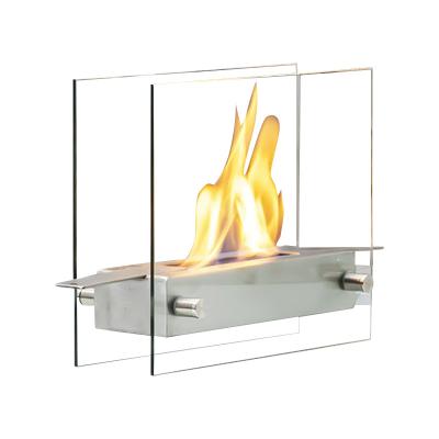 China Fireplace Glass Durable Using Low Price Stainless Steel Oil Ethonal Alcohol Burner ZM-JS009 for sale