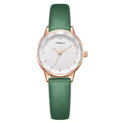 China Custom Logo Leather Belt Quartz Wrist Watch Waterproof Water Resistant For Women for sale