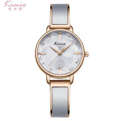 China Kimio K6300M ​​Women Quartz Falame Day/Date Watch Leather Women's Watches Brand Fashion Luxury Ladies Watch for sale