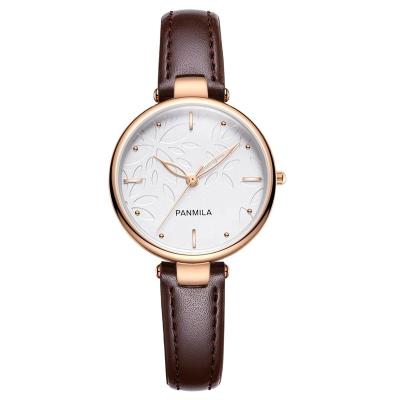 China Repeater Women Leather Watch Ladies Band Quartz Wrist Watch Female Gift Watches for sale