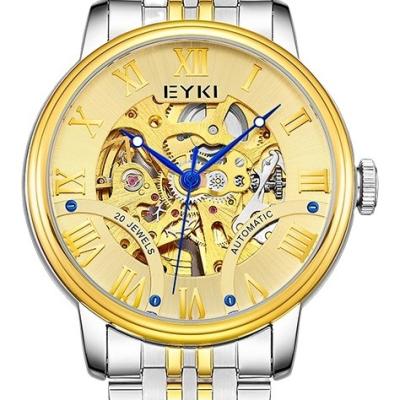 China Custom Skeleton Men's Chronograph ODM Logo Factory OEM Luxury Men Mechanical Automatic Watch Wristwatch for sale