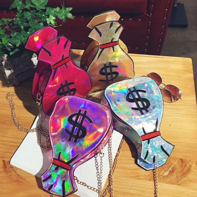 China Fashion Fashion Dollar Purse Lock Girls Clips Bags Luxury Women Shoulder Handbags for sale