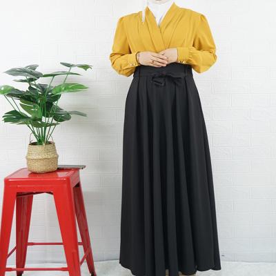 China Filament four-way elastic Middle East Traditional Dubai Egyptian Women Long Sleeve Dress Abaya Muslim Wear Women Islamic Clothing for sale