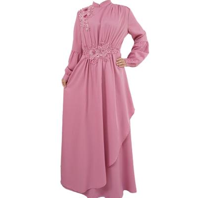 China Filament four-way elastic Modern Dresses Embroidery Abayas Turkish Plus Size Formal Evening Dresses For Turkish Women for sale