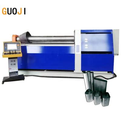 China Boilers guojimachine GJW12NC 4 Rollers Sheet Metal CNC Hydraulic Bending Machine And Cone Rolling Bending Bending for sale