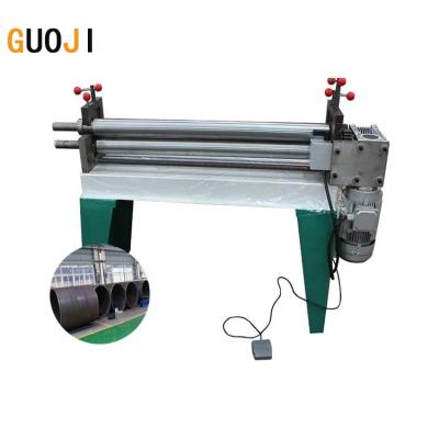 China Building Material Shop Electric Metal Plate 3 Roll Sheet Metal Plate Slip Sheet Rolling Machine CA-106 for sale