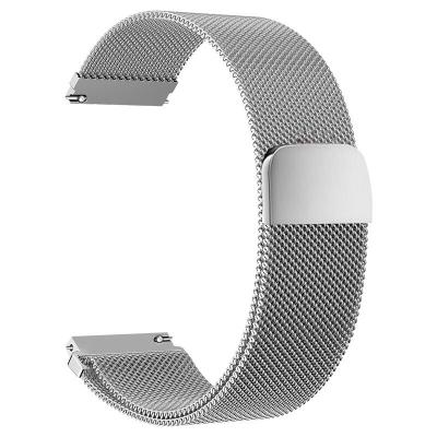 China Unique Design eamiruo 20mm Loop Stainless Steel Milanese Strap For Samsung Watch 4 42mm / 3 41mm Replacement Band For Samsung Gear Sport for sale