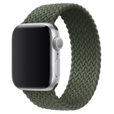 China EAMIRUO Lightweight New Nylon Fabric Braided Loop Sport Solo Watch Band Suitable For Apple Watch Series 38mm 40mm 42mm 44mm for sale