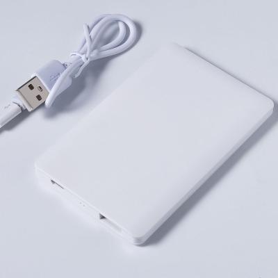 China 2500mAh Power Bank Slim Even Slim Card Size Competitive Price for sale