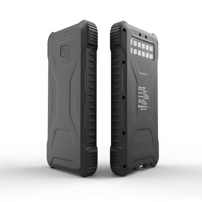 China Support IP66 20000mAh Fast Rugged Fast Charging Outdoor Power Bank With Torch Outdoor Power Bank for sale