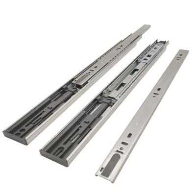 China Modern Full Extension Side Hydraulic Telescopic Mount Handle Soft Closing Drawer Slide for sale