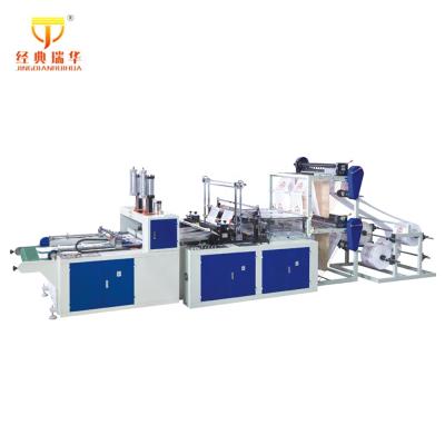 China Factory T Shirt Supermarket Biodegradable Plastic Bag Making Machine for sale