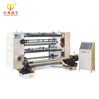 China Double Commodity Rewinding Station Seal Strip Slitting Machine for sale