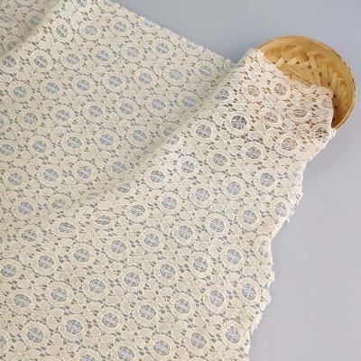 China 2010 Hot Viable Cotton Guipure Lace Fabrics / French Chantilly Lace Fabric In Lace for sale