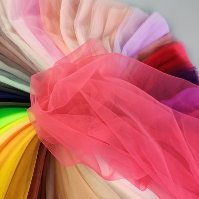 China 2021 Hot Sale Wholesale 20D Tulle High Quality Nylon Soft Mesh Fabric Breathable For Kids Tutu for sale