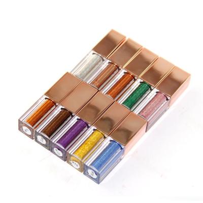 China Wholesale Pigmented Makeup Shimmer Diamond Eyeshadow Long Lasting Brightener Liquid Beauty Cosmetics Long Lasting Customized Label for sale