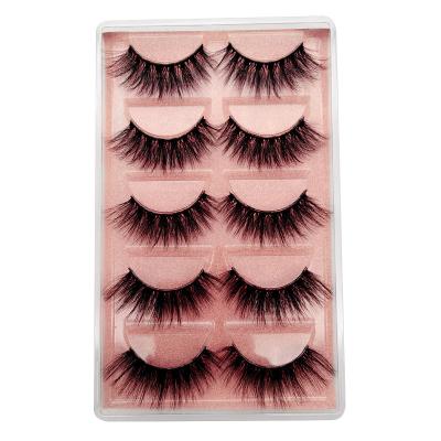 China Different Highlights Sell Mink Eyelash Wholesale 3D Mink Eyelashes 100% Real Mink Fur False Eyelashes Vendor for sale