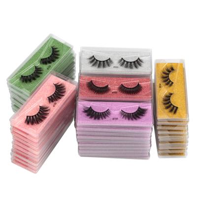 China Natural Long False Eyelashes Set Dramatic 3d Tapered Lashes Long Lashes Wholesale Eye Lashes Bulk 4/20/30/50/100 Pcs Mink for sale