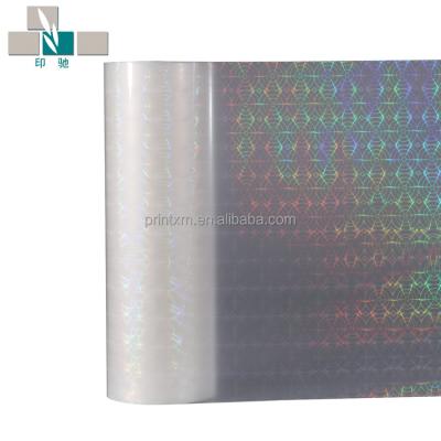 China Bopp Moisture Proof Transparent Hologram / Holographic Lamination Film For Printing for sale