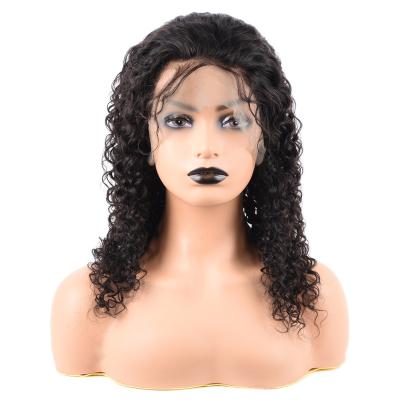 China Body Wave Brazilian Hair Front Lace Wig 13x4 Lace Front Human Hair Wigs Water Wave HD Lace Up For Black With Baby Women for sale