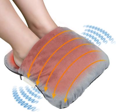 China Usb Electric Heated Foot Warmer With Heating And Vibration Massage Function for sale