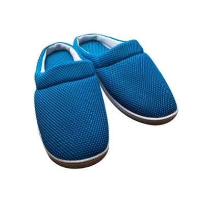 China Lightweight Cool Bamboo Slippers Mesh Gel Cloth Anti-fatigue Gel Slippers for sale