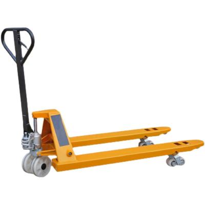 China Warehouse Material Handling 5 ton Capacity Hydraulic Hand Pallet Truck manual pallet jack forklift truck for sale