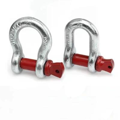 China Heavy Industry Factory wholesale high strength shackle straight shackle 50 ton steel shackle for sale