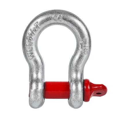 China Heavy Industry heavy duty d shackle lifting bow shackle 25 t shackle for sale