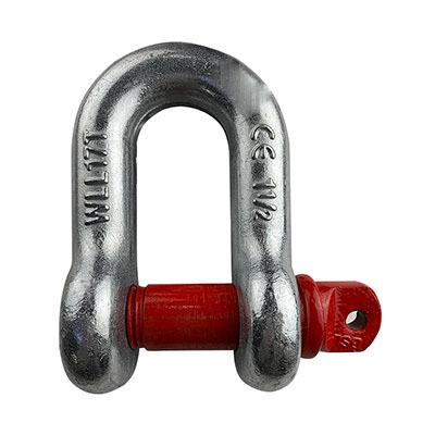 China Heavy Industry bolt type shackles heavy duty d shackle 55t bow shackle for sale