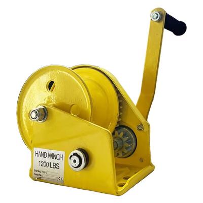 China CRANES portable 1200lbs 2600lbs 1800lbs 10m 26m mini small manual hand winch for sale