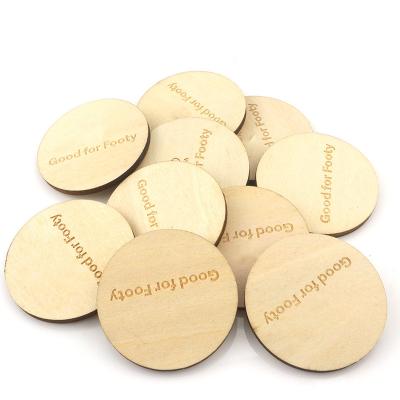 China Custom Hot Sale Europe Souvenir Wooden Coins for sale