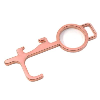 China Open Door Hot Sale Cheap Price No Touch Door Opener Key Chain 3pcs Set for sale