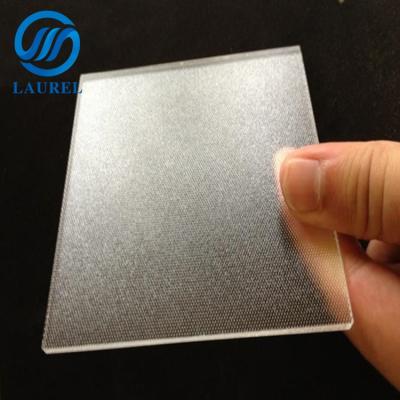 China Ultra Clear Supermarket Low Iron Surface 3.2mm Tempered Prismatic Solar Glass Panel for sale